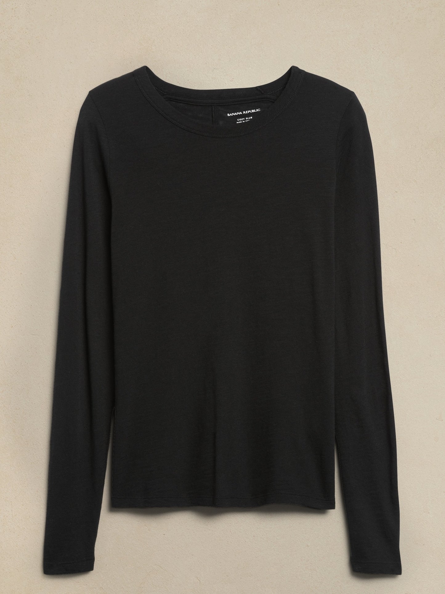 Slub Long-Sleeve T-Shirt