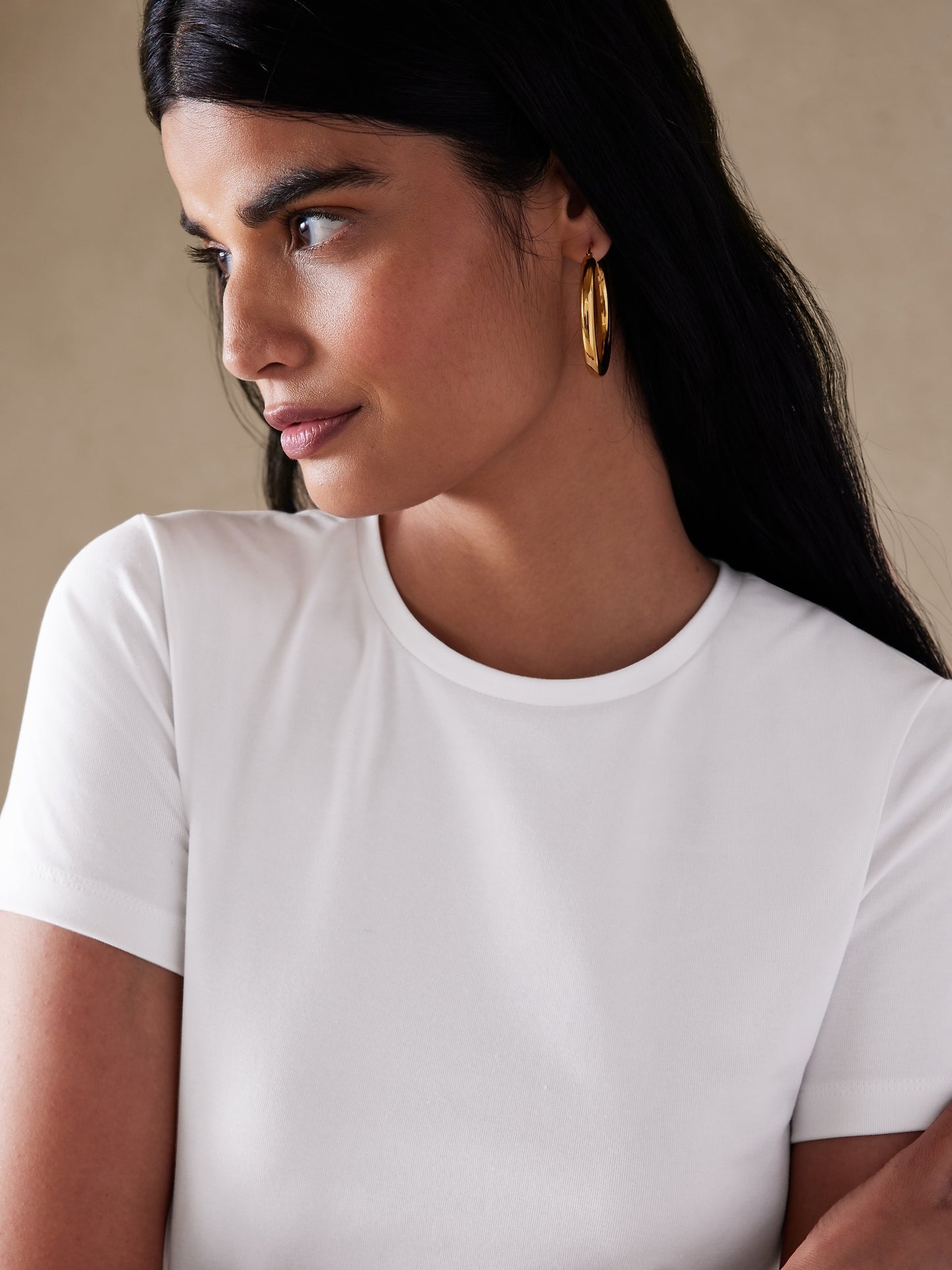 تي شيرت أنيق منكمش