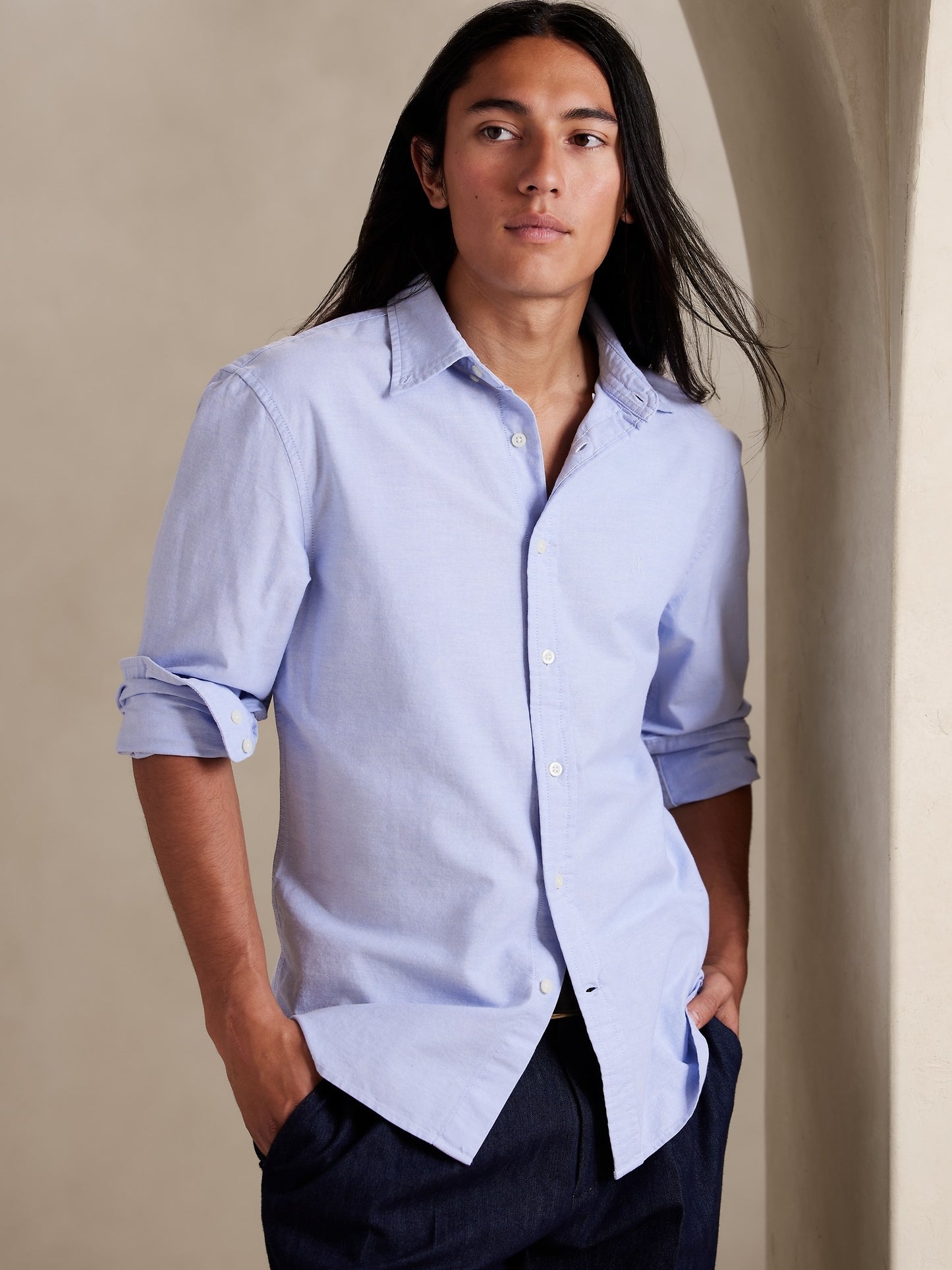 قميص أي لوجو أكسفورد