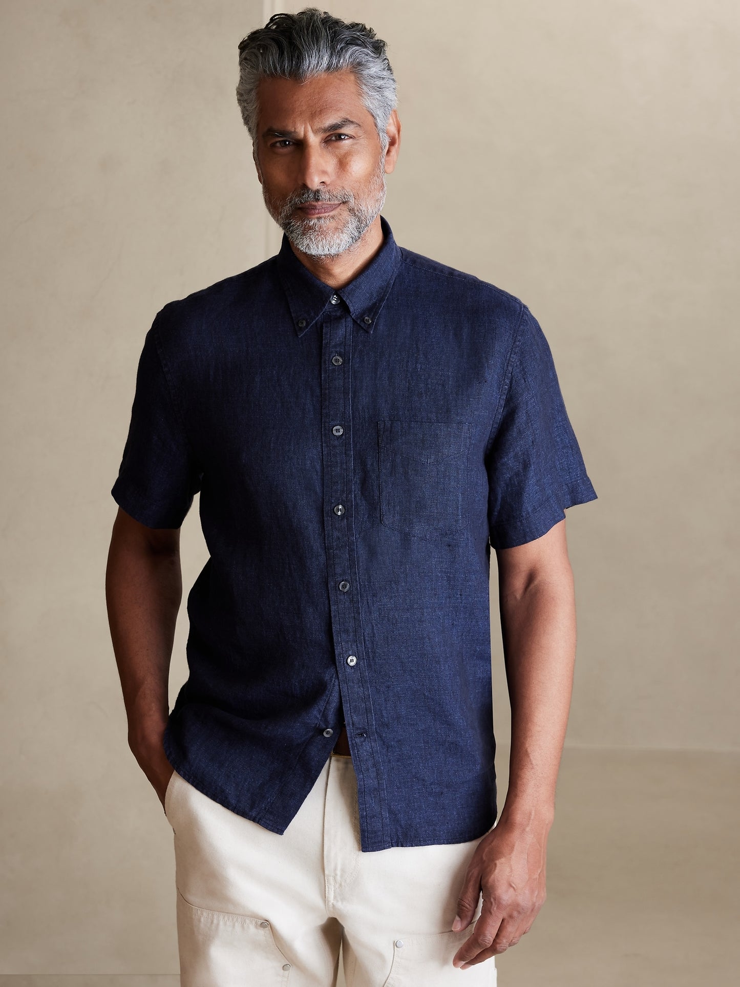 Castelleto Untucked Linen Shirt