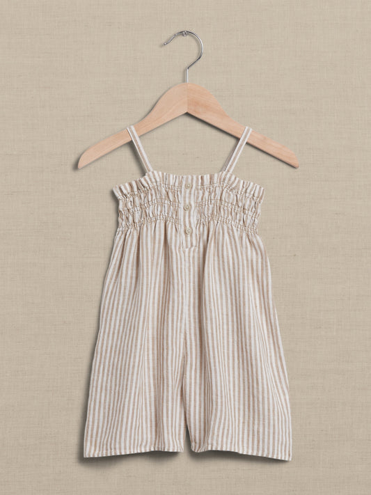 Kenza Linen Jumpsuit for Baby + Toddler
