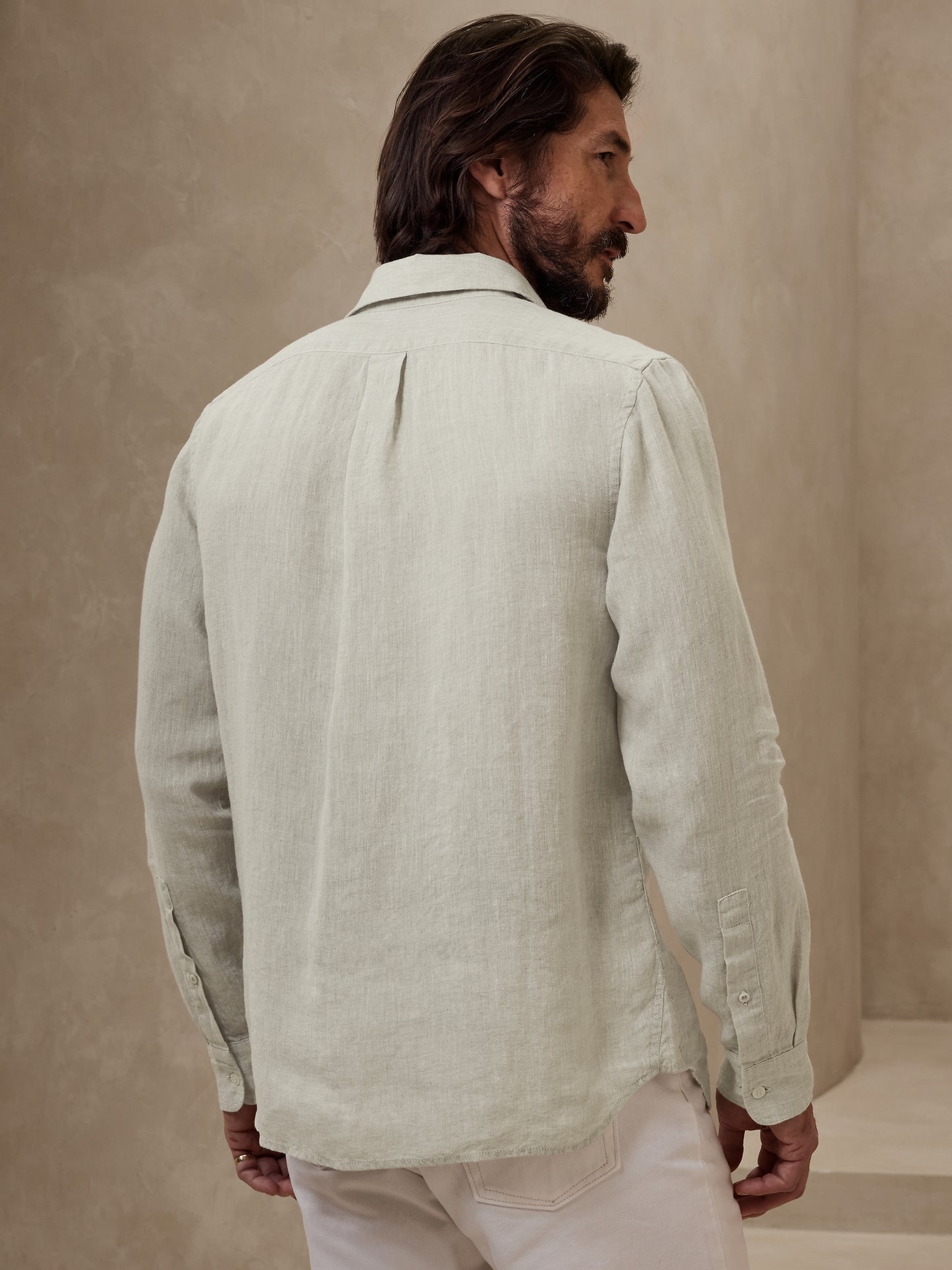 Slim Castello Linen Shirt