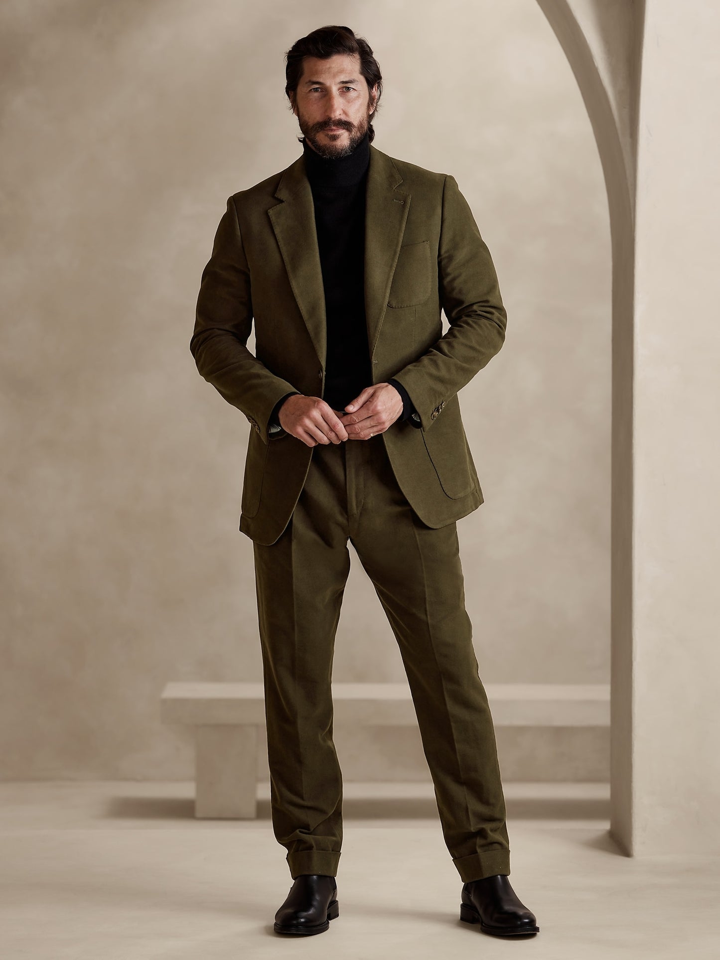 Ramiro Italian Moleskin Suit Jacket