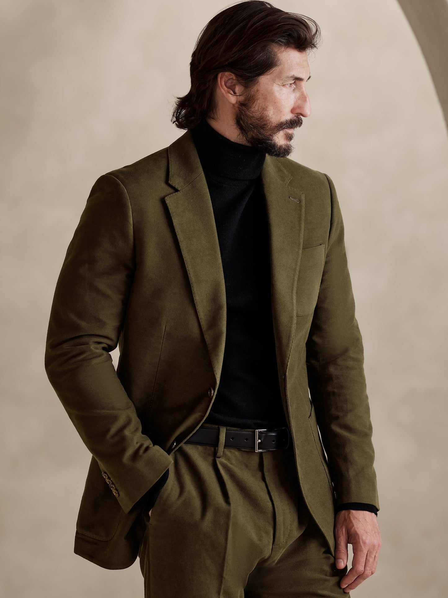 Ramiro Italian Moleskin Suit Jacket