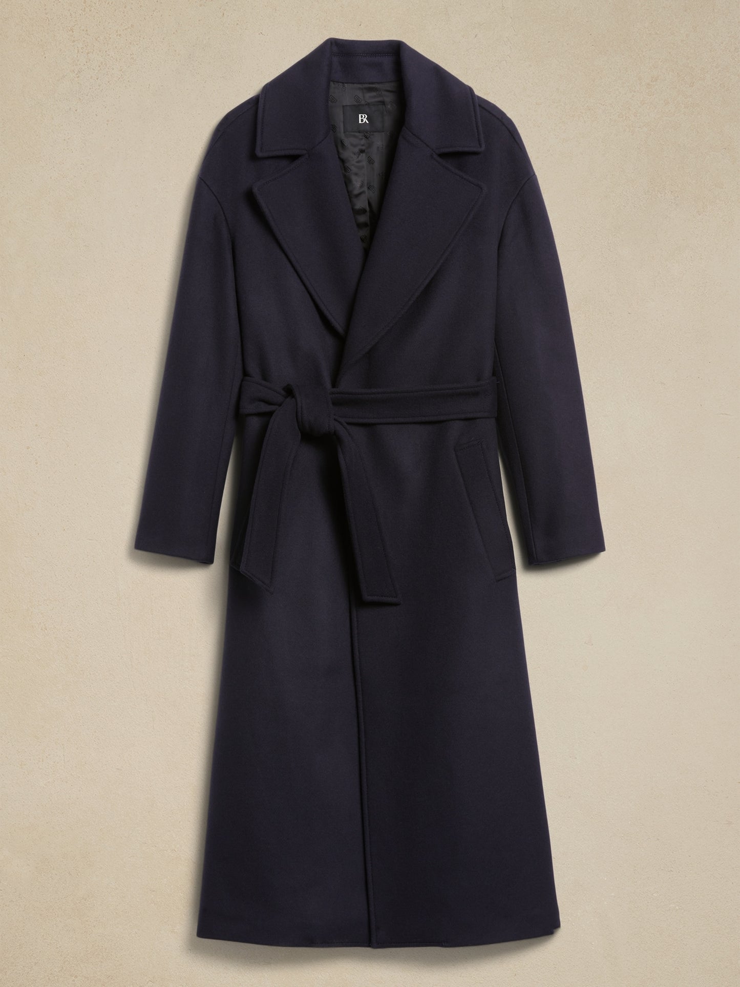 Pura Wool-Cashmere Wrap Coat