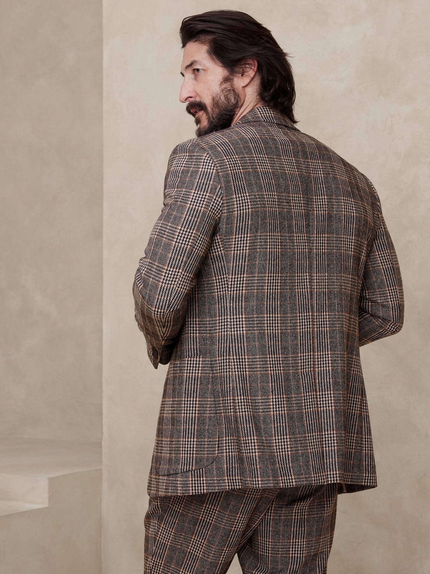 Caleta Italian Tweed Suit Jacket