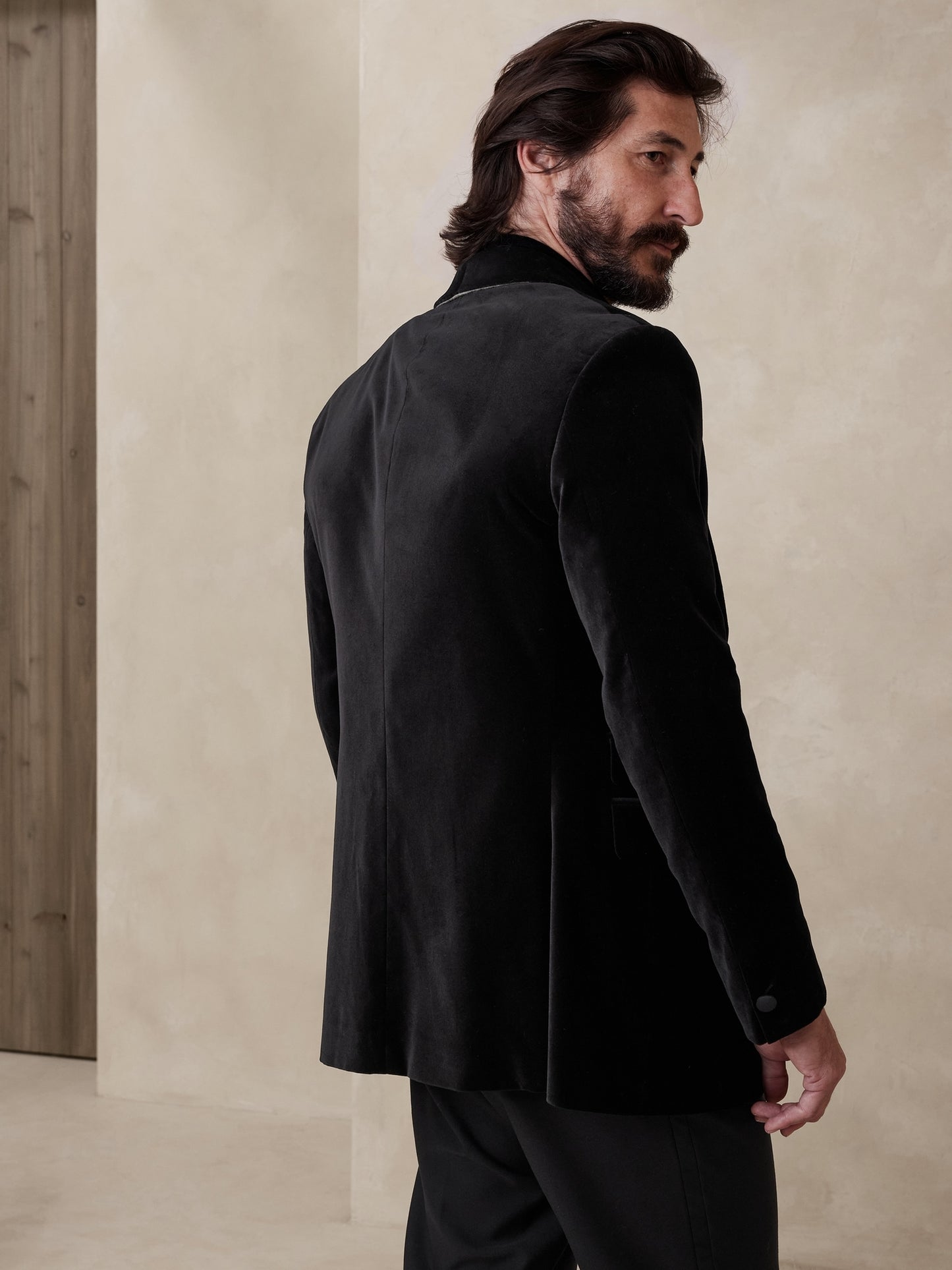 Norte Velvet Tuxedo Jacket