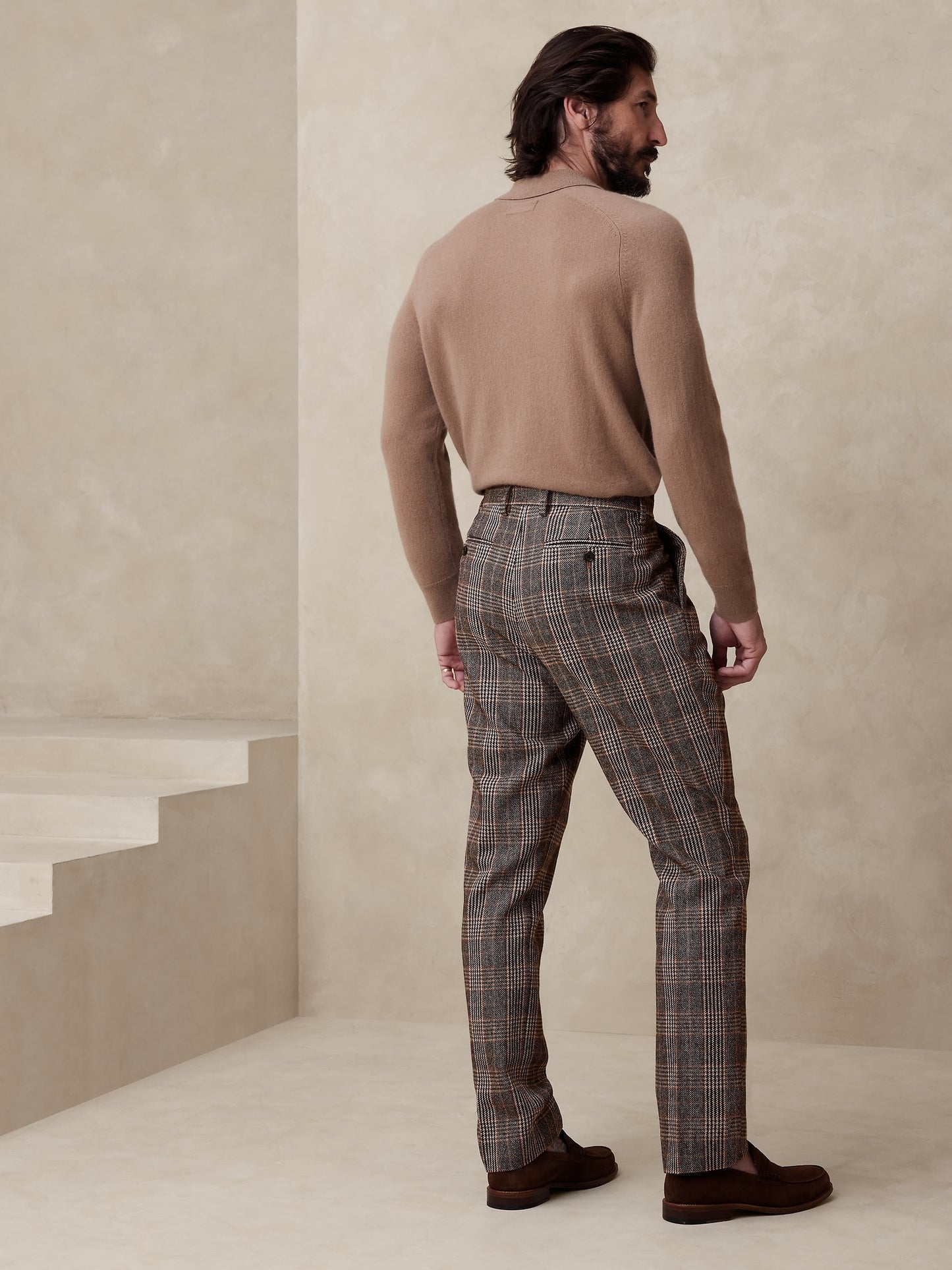 Caleta Italian Tweed Suit Pant