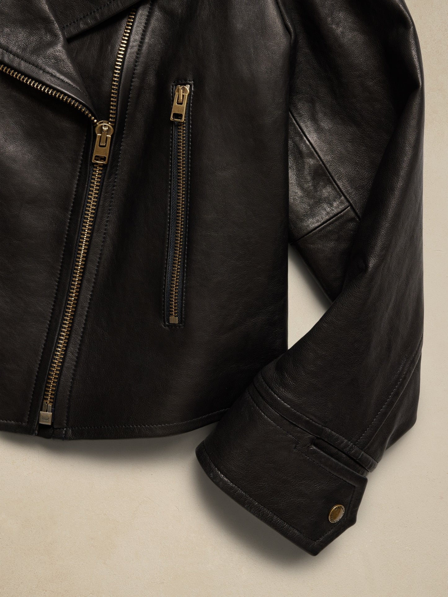 Enola Leather Moto Jacket