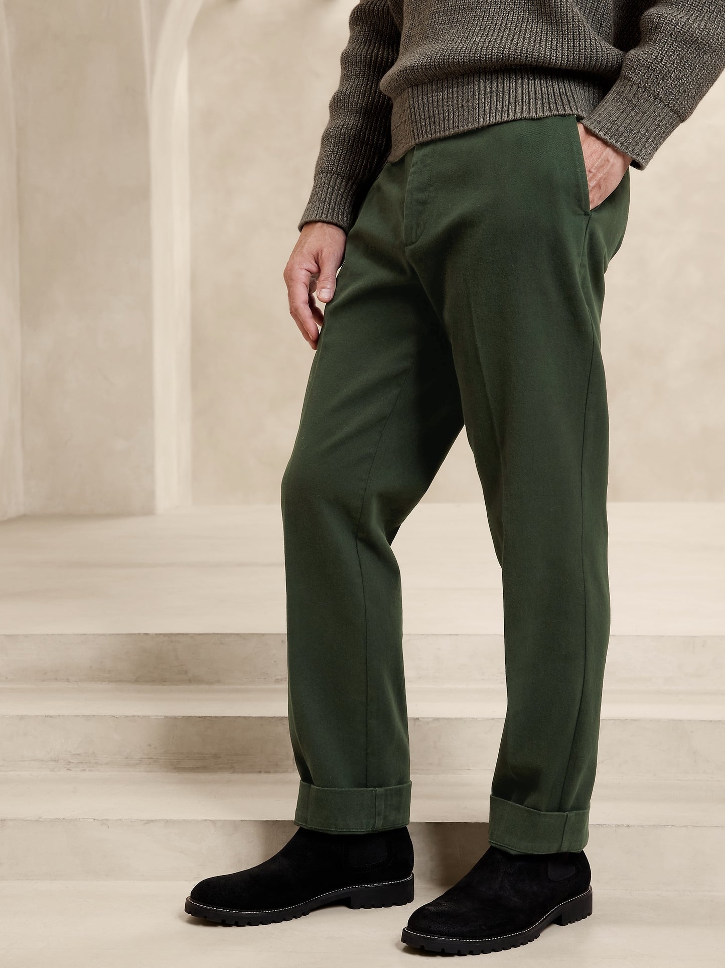 Straight Brushed Traveler Chino