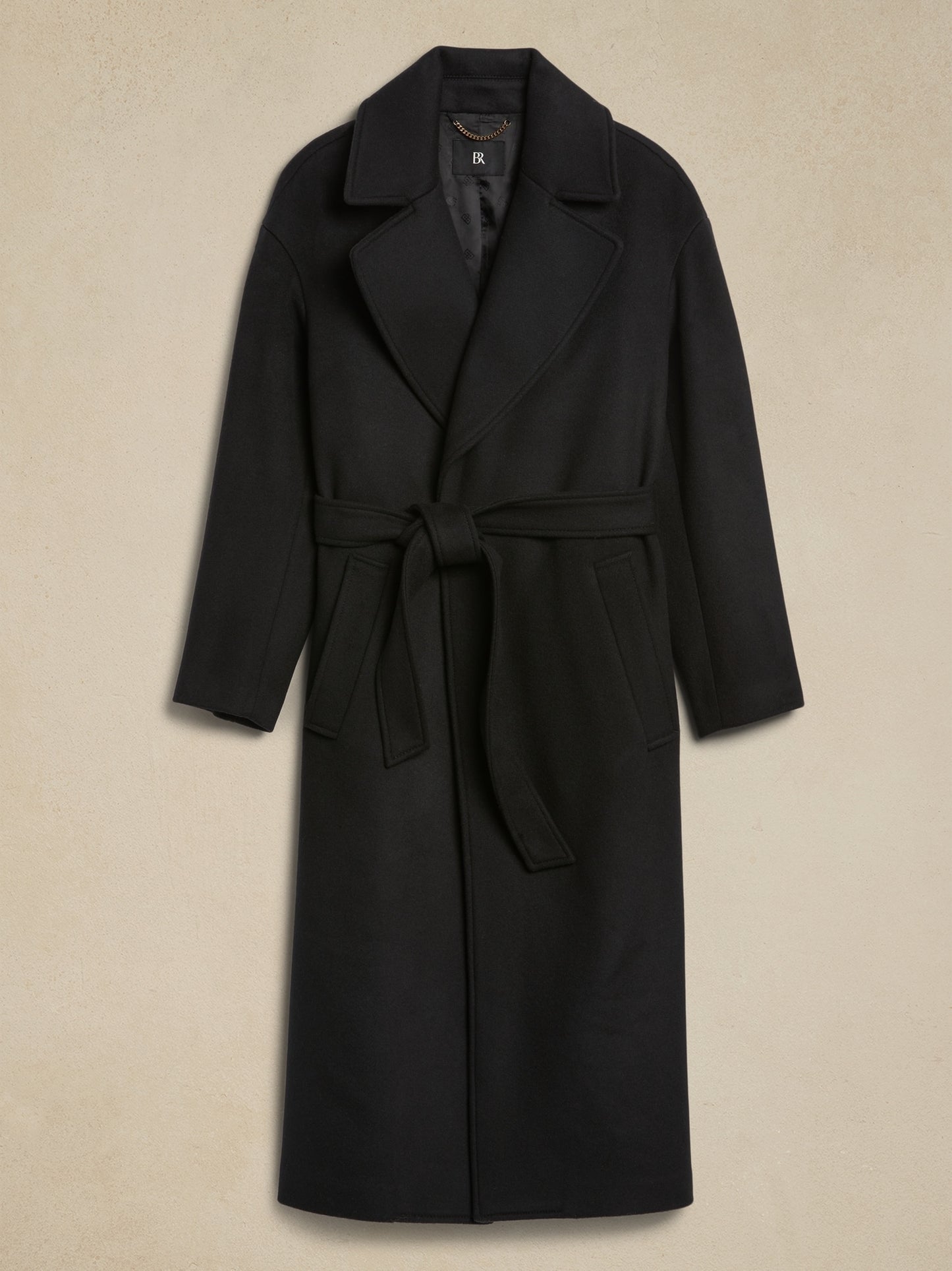 Pura Wool-Cashmere Wrap Coat