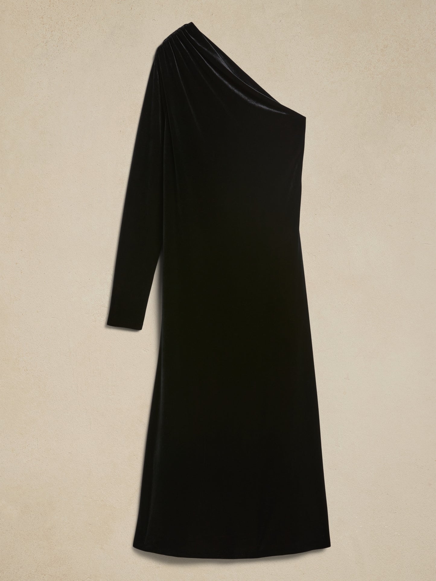 Blaire Velvet One-Shoulder Dress