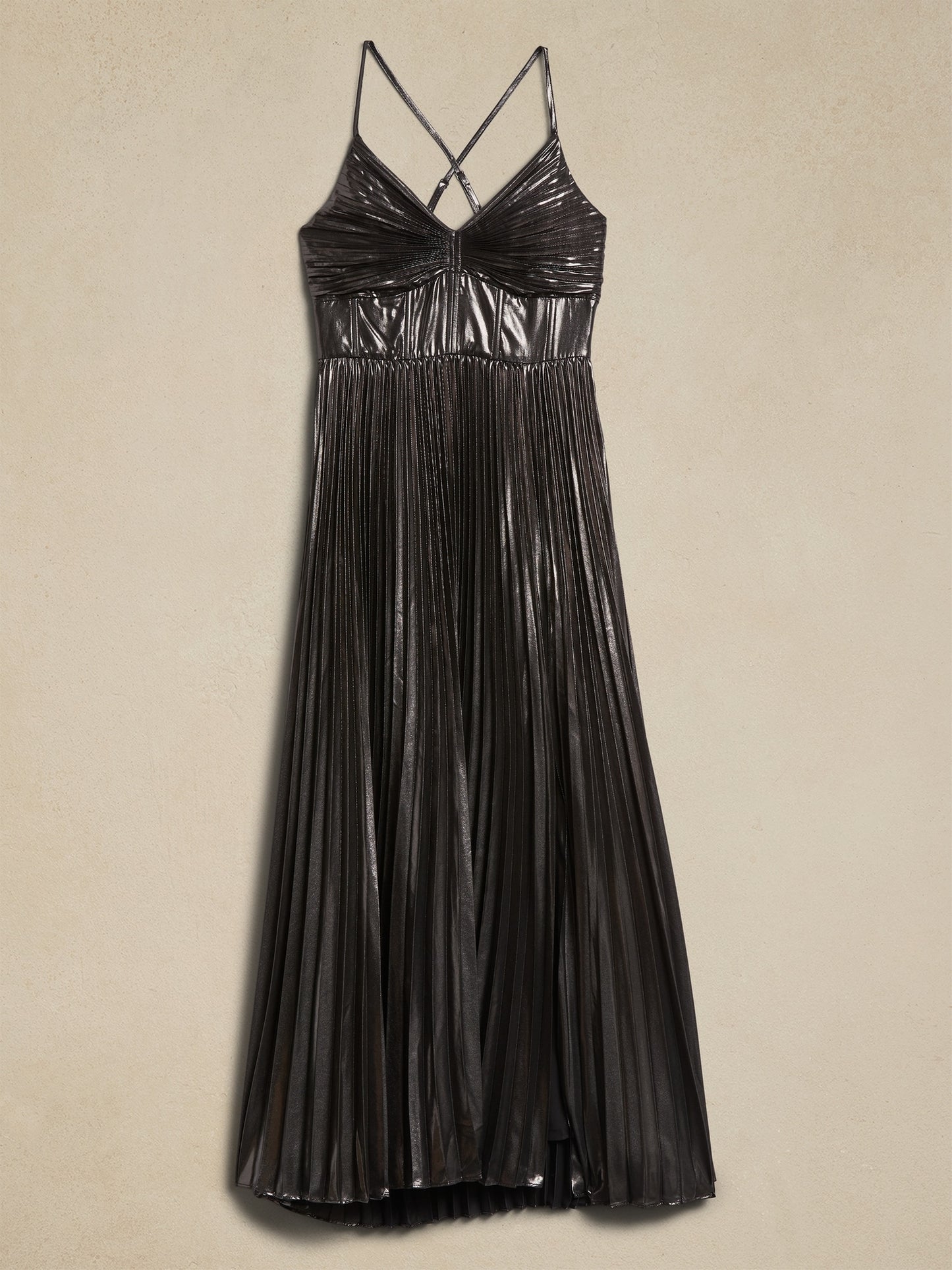 Odetta Metallic Maxi Dress