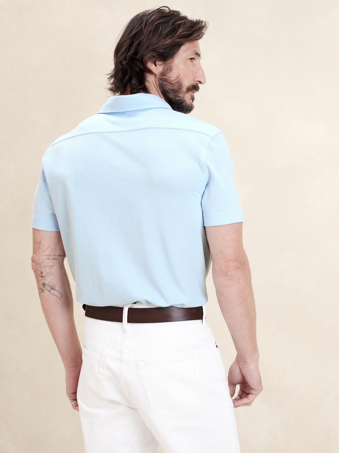 LUXURY-TOUCH PIQUE POLO