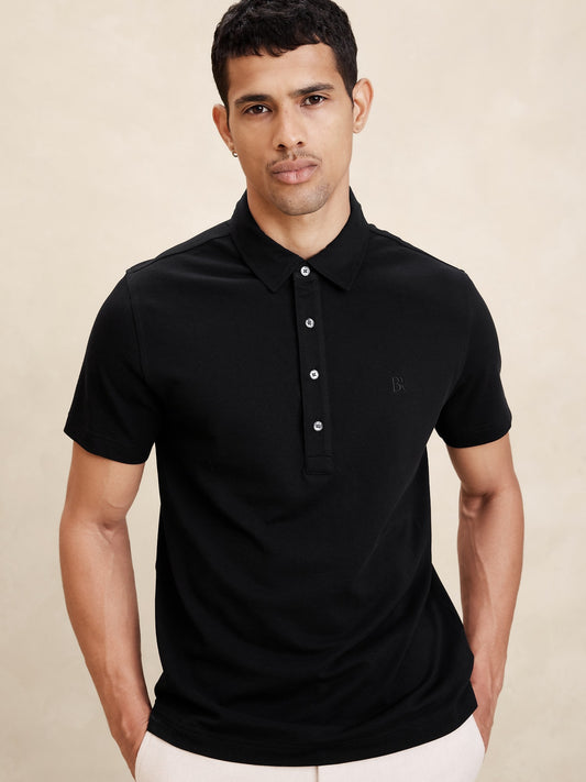 LUXURY-TOUCH PIQUE POLO