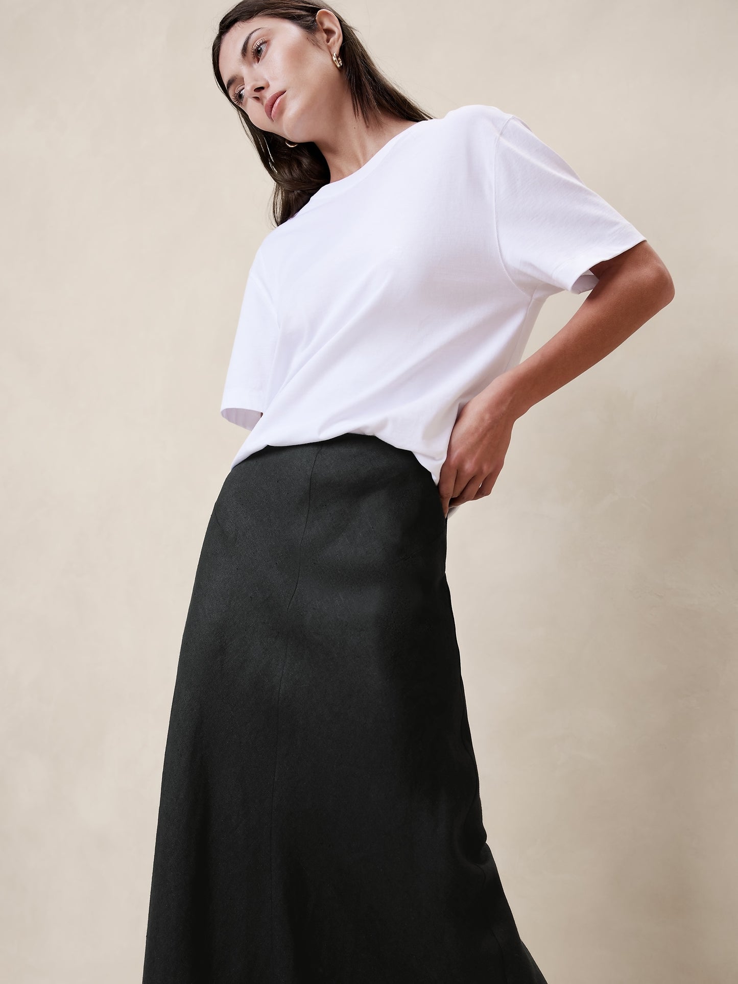 Lisa Linen Maxi Skirt