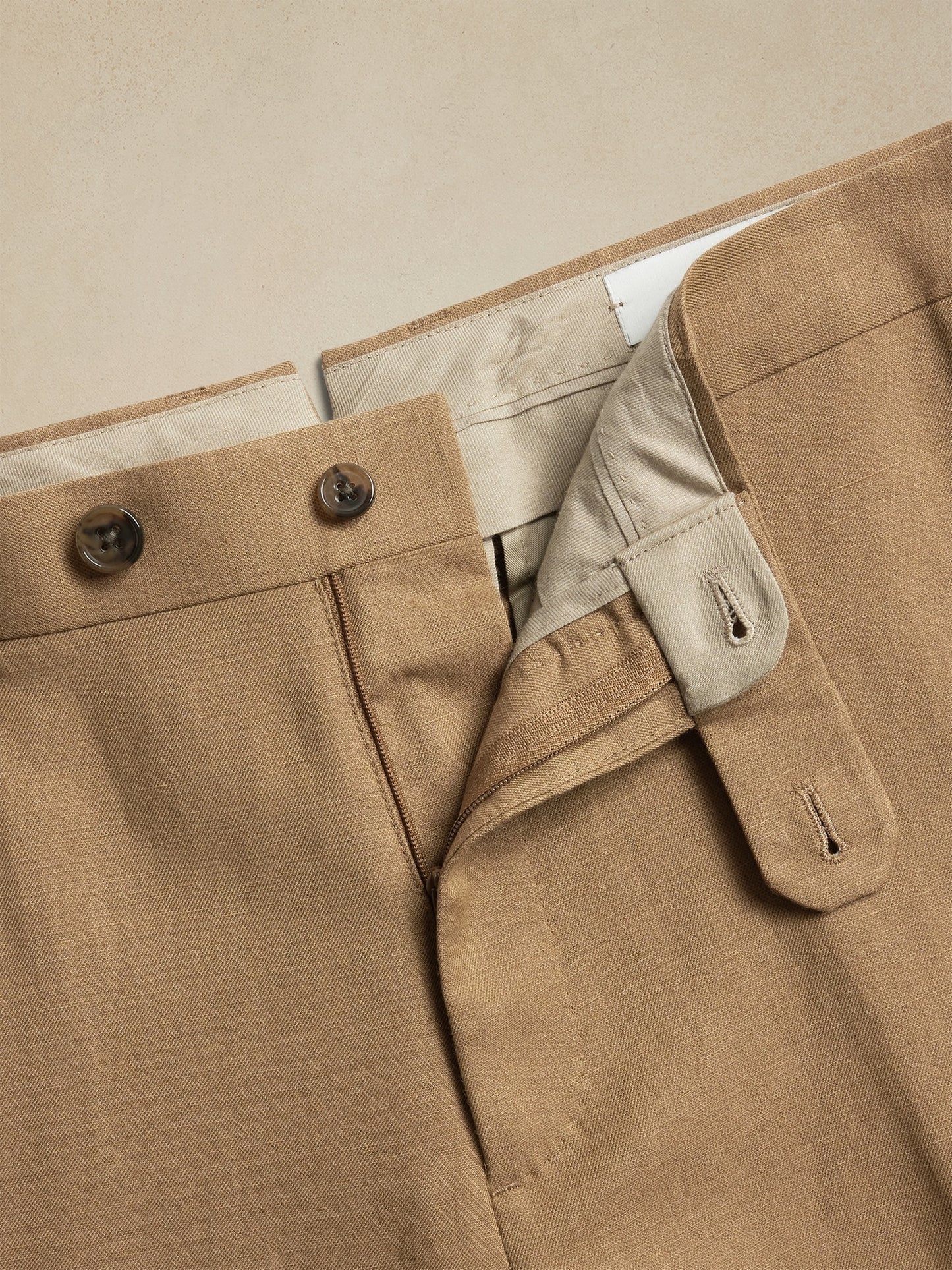 Ventana Italian Linen-Blend Suit Pant