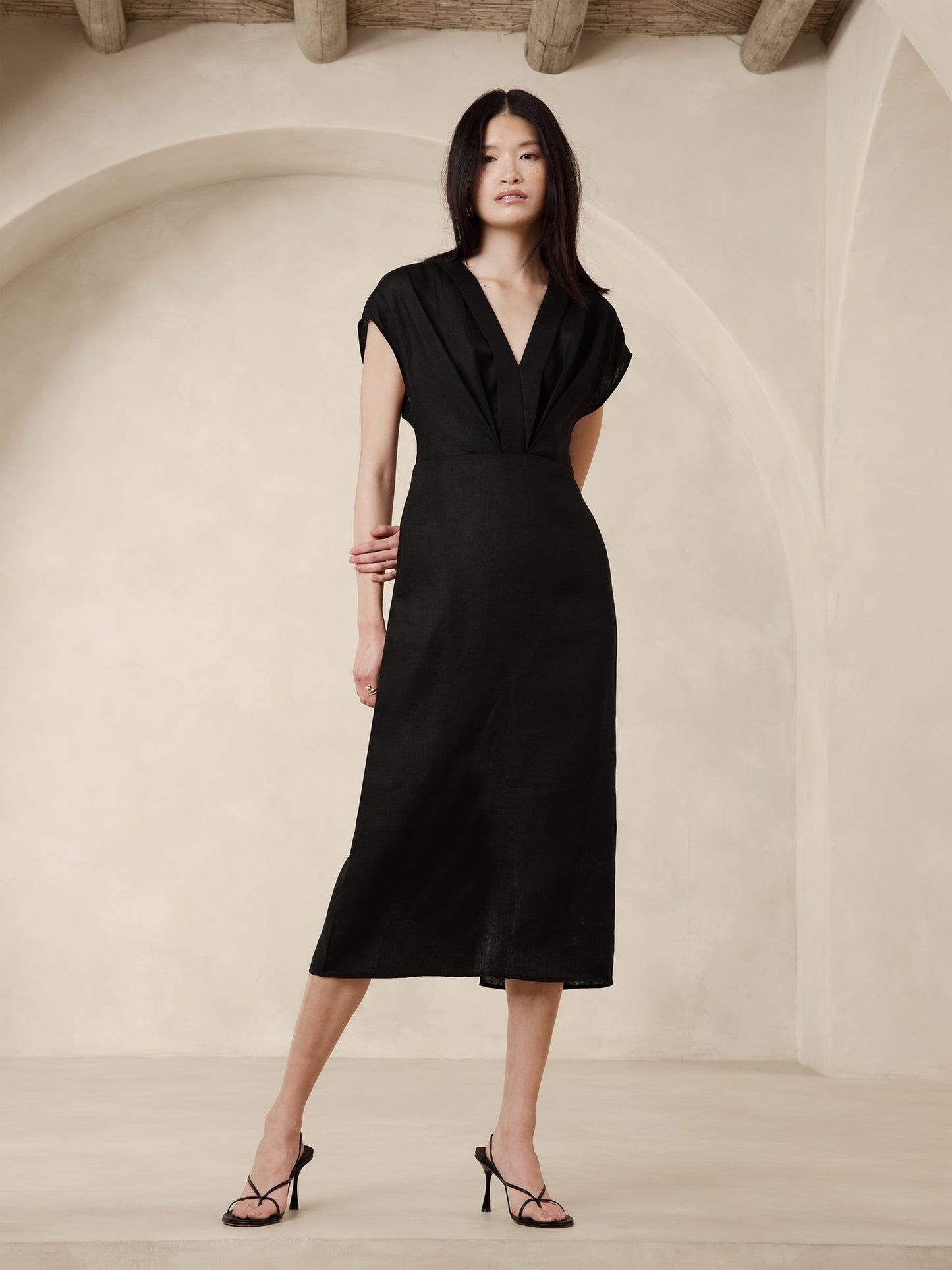 Mari Draped Maxi Dress