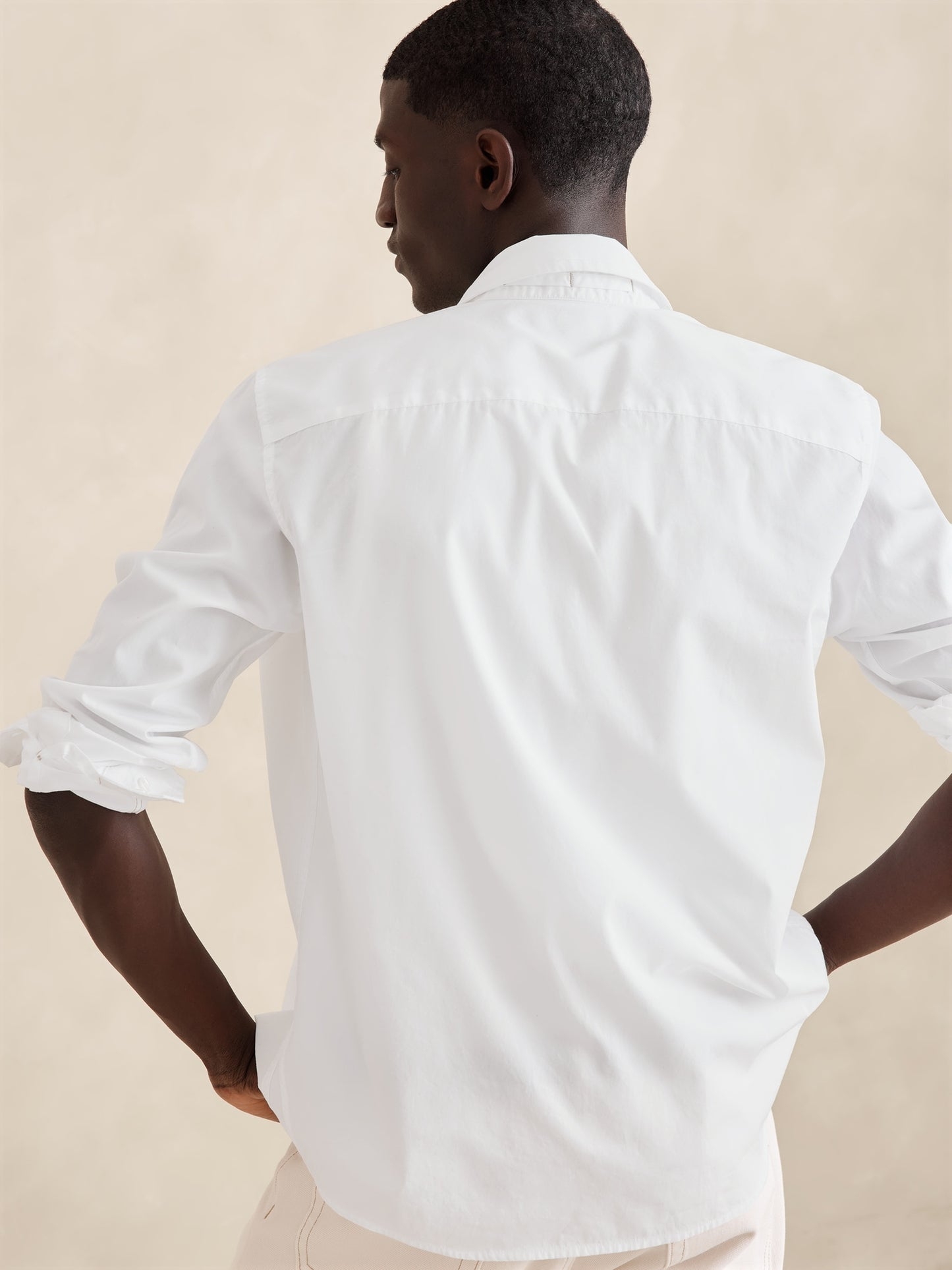 Washed Cotton Poplin Shirt