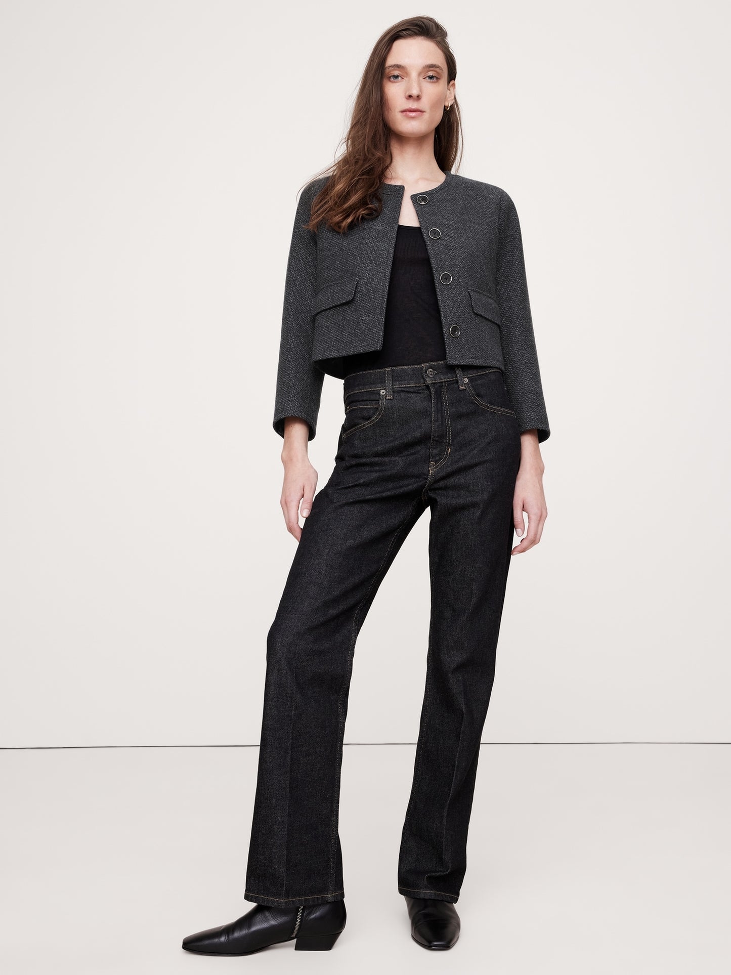 سترة تويد ليدي