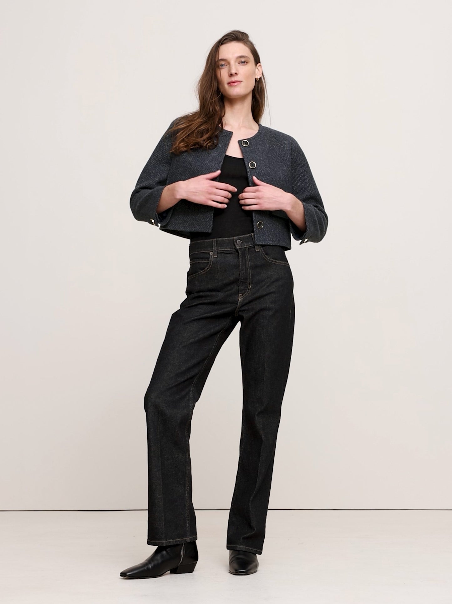 سترة تويد ليدي