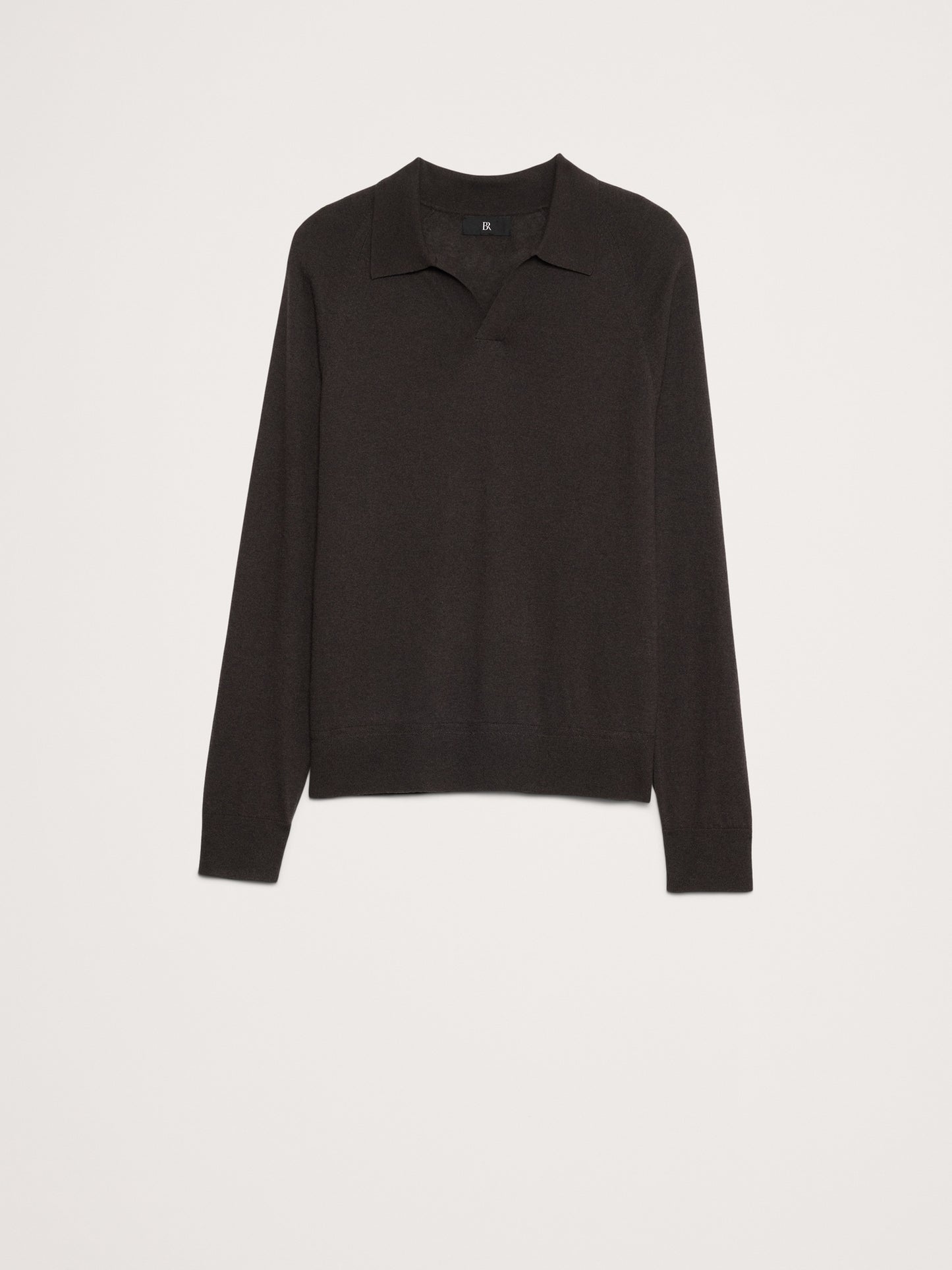Cashmere-Silk Sweater Polo