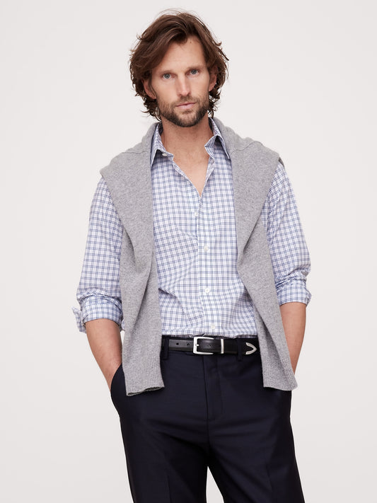 Slim-Fit Wrinkle-Resistant Dress Shirt