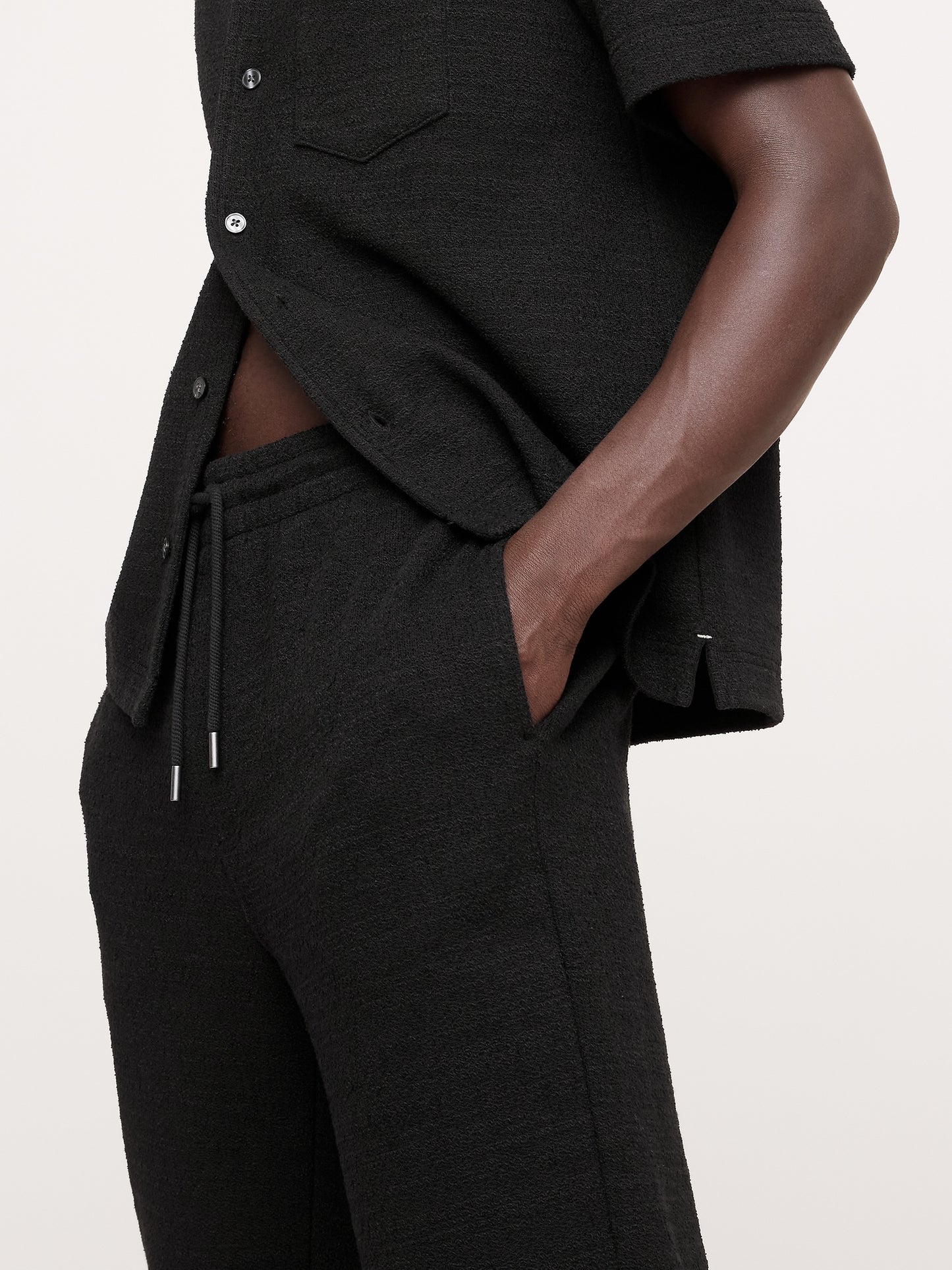 Slub Bouclé Beach Pant