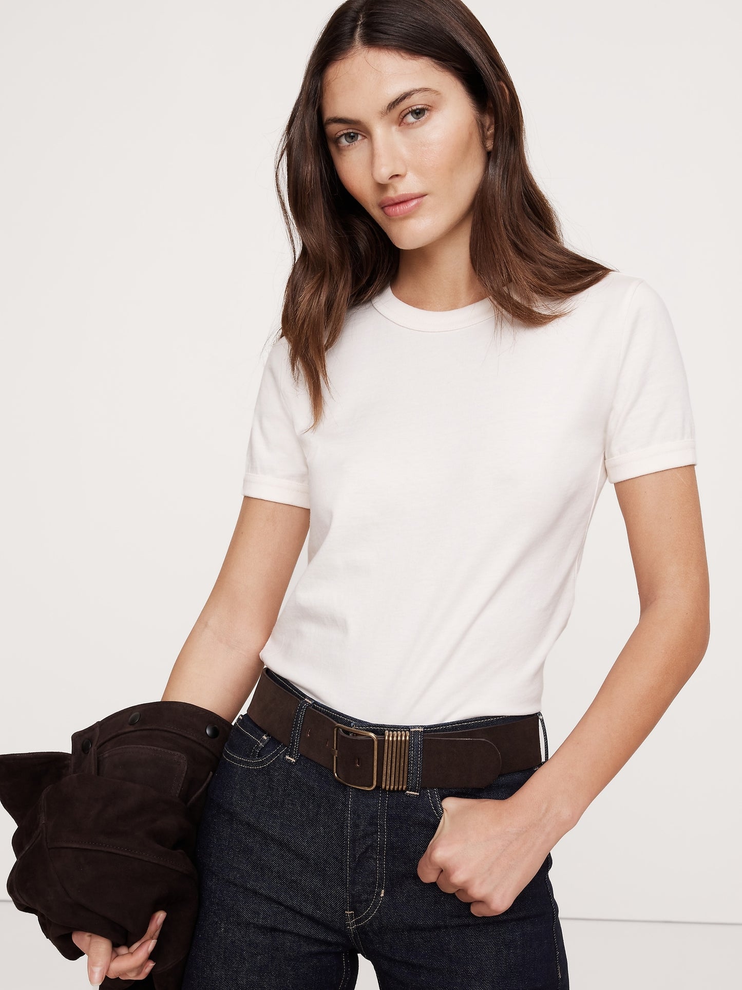 Slim-Fit Vintage Cotton Crew-Neck T-Shirt
