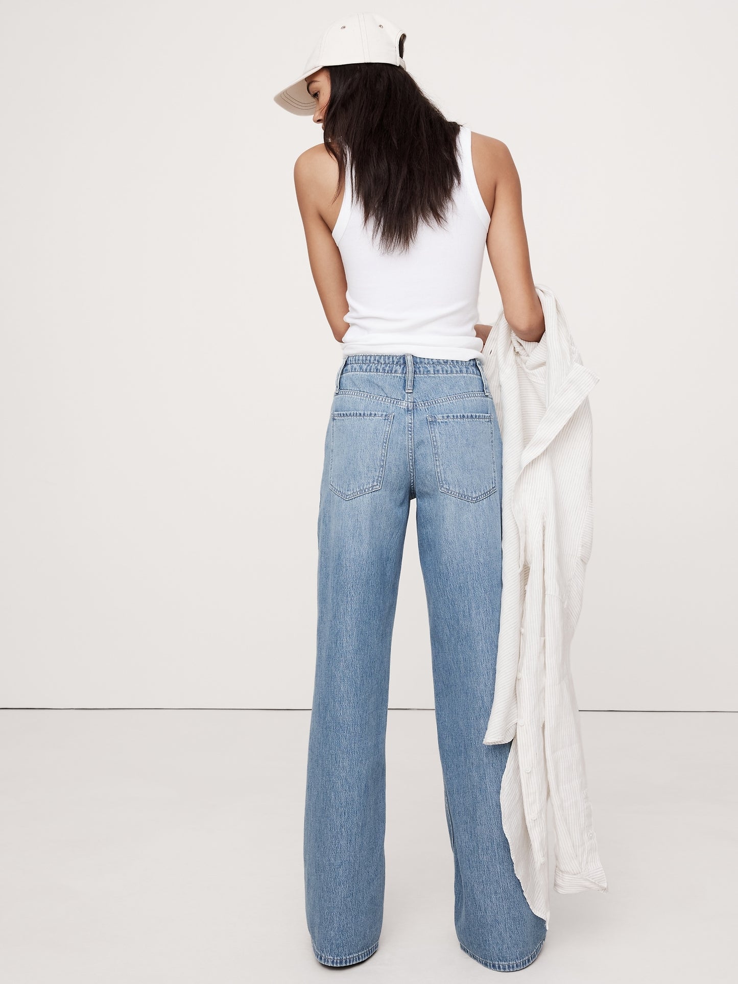 Loose Drawstring Jean