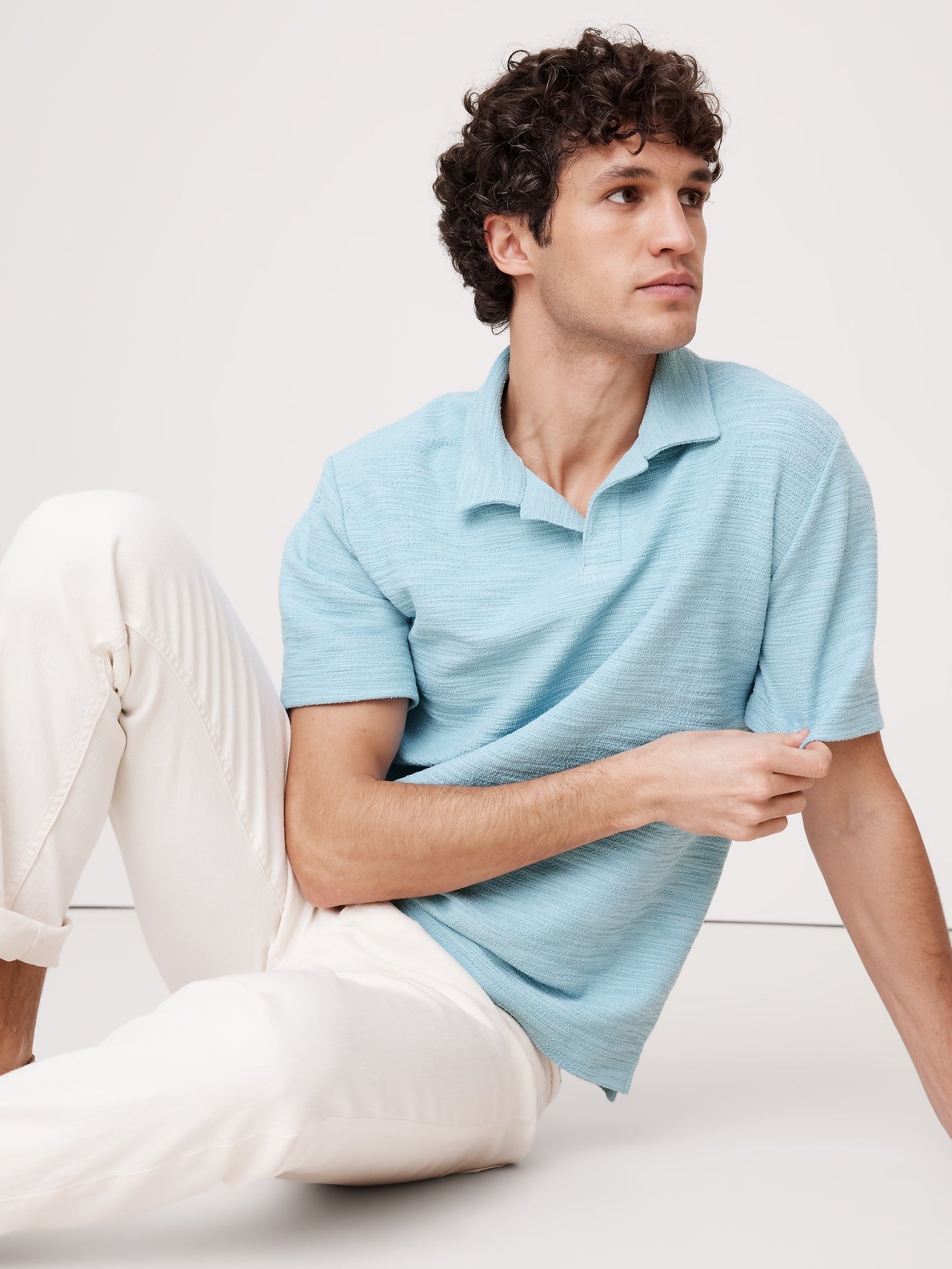 Slub Bouclé Polo