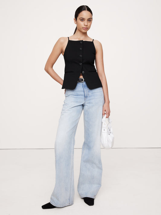 Everywhere Ponte Vest Top