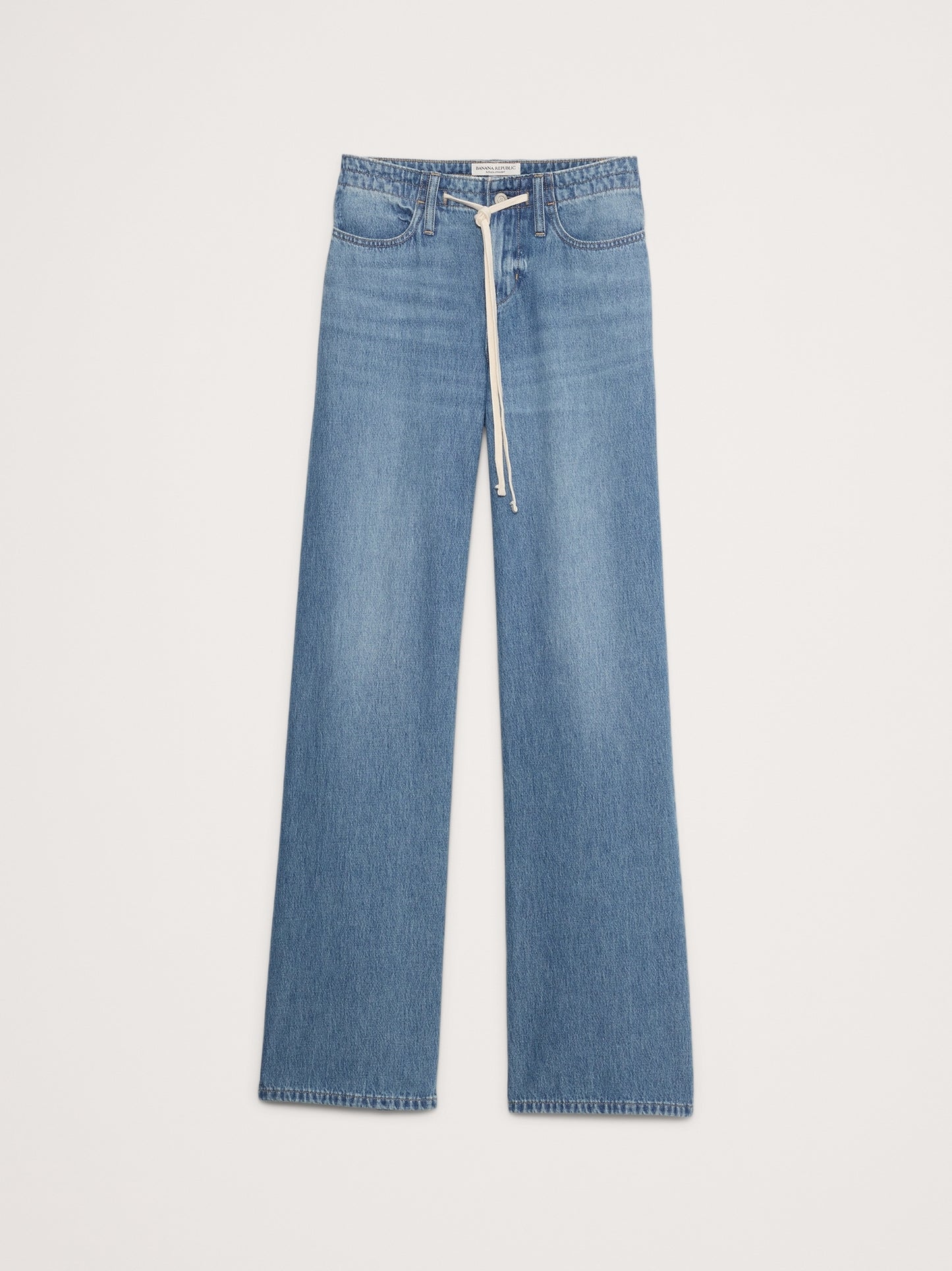 Loose Drawstring Jean