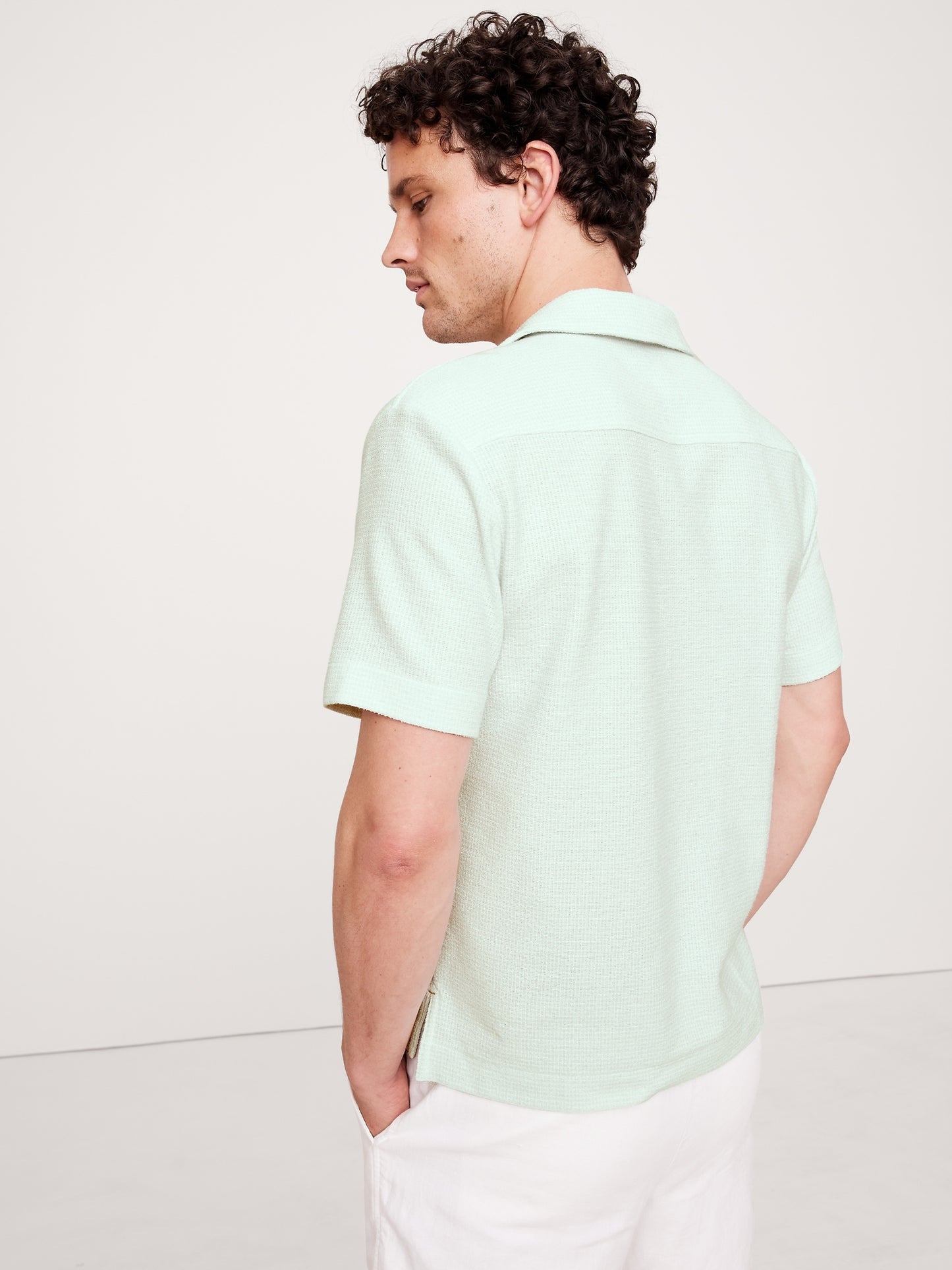 Waffle-Weave Resort Polo