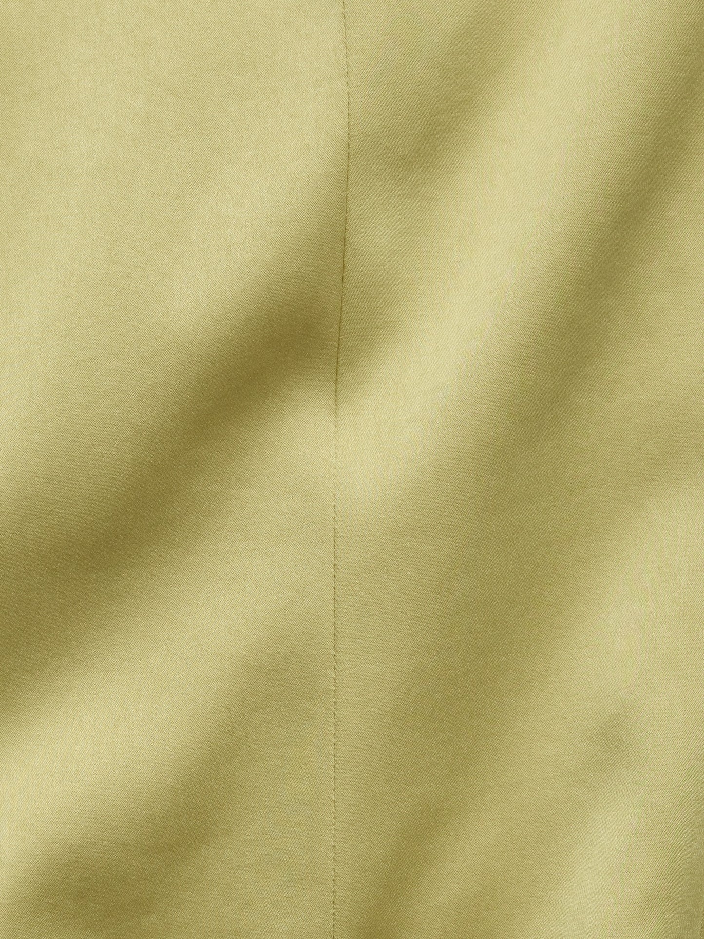 Satin Square-Neck Long Vest