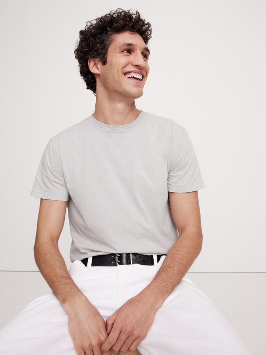 Lightweight Cotton Crew-Neck T-Shirt