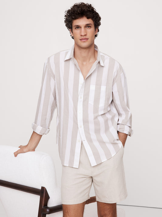 Relaxed-Fit Summerweight Cotton Shirt