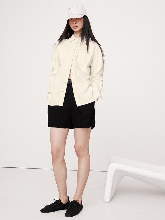 Oversized Denim Shirt Jacket