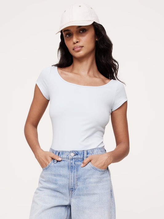 Refined Scoop-Neck T-Shirt