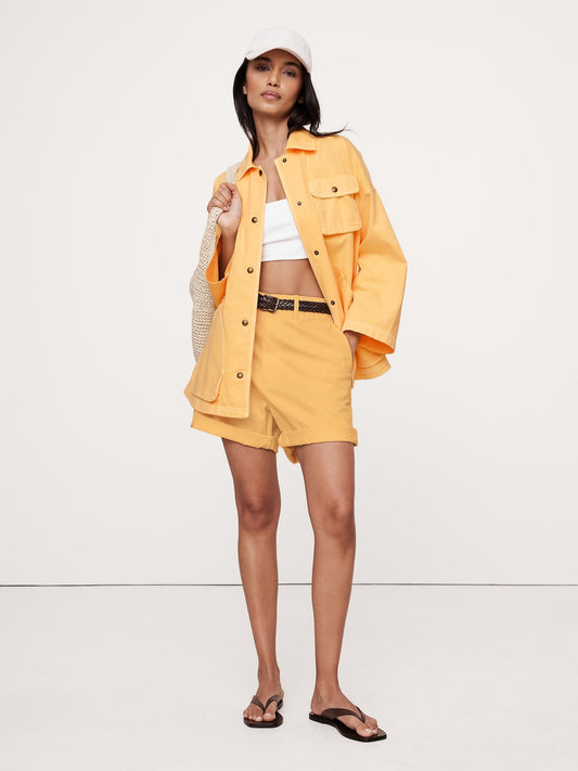 Washed Cotton Chore Jacket