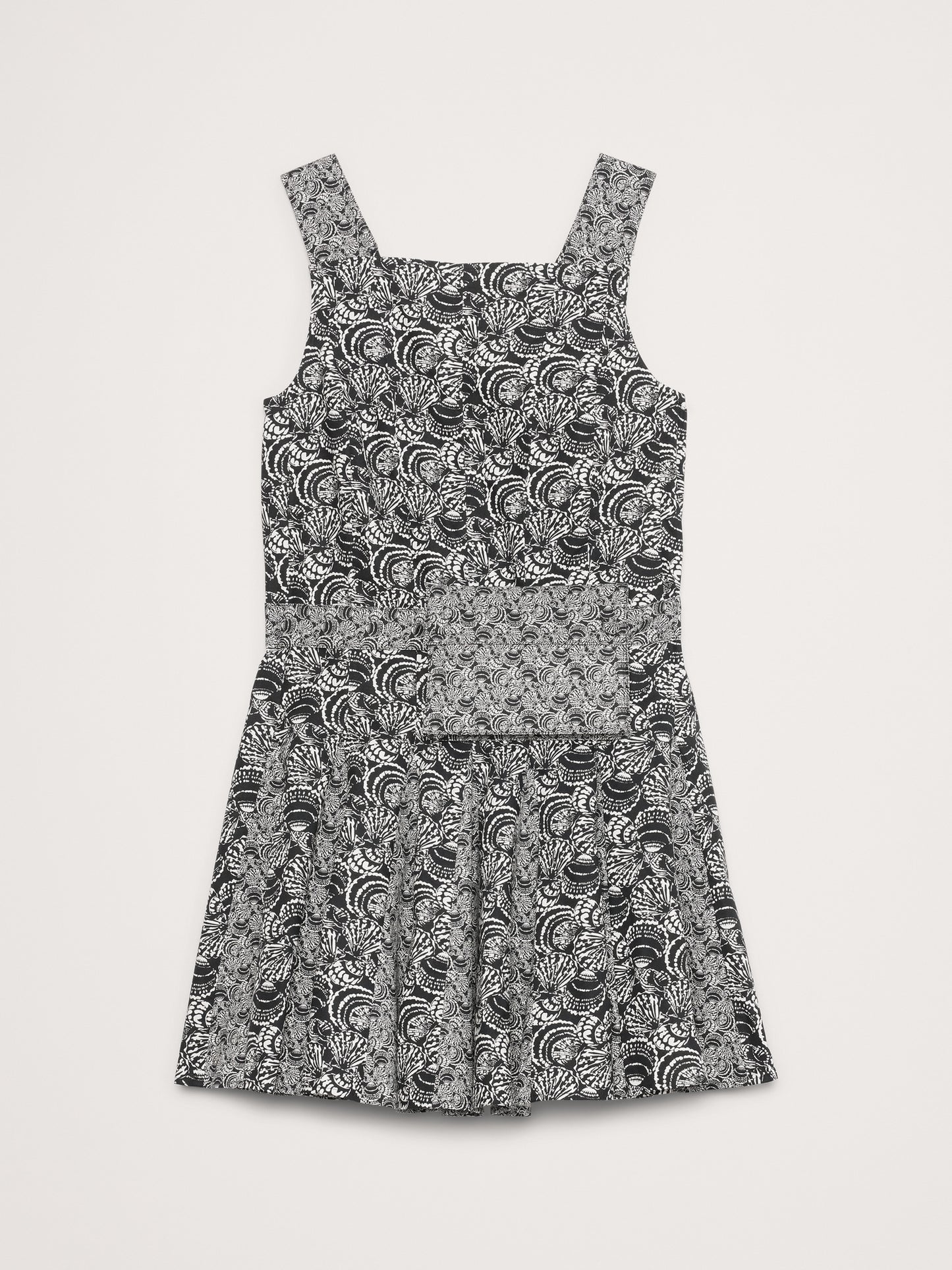 Cotton Poplin Mini Dress with Belt Bag