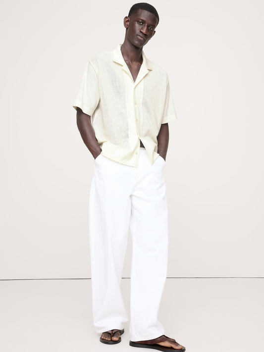 Cotton Mesh Resort Shirt