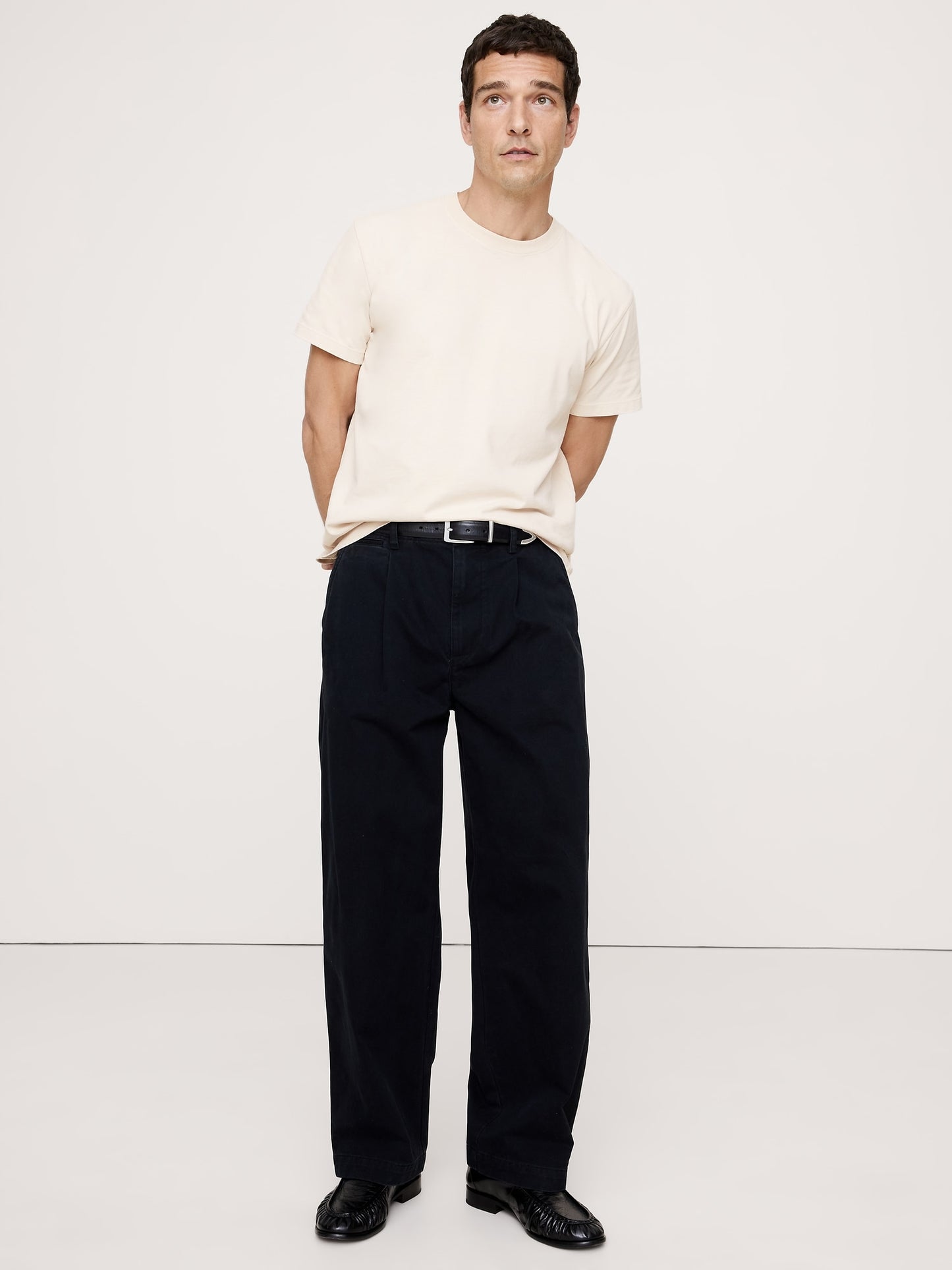 Boxy Sun-Faded Cotton Crew-Neck T-Shirt