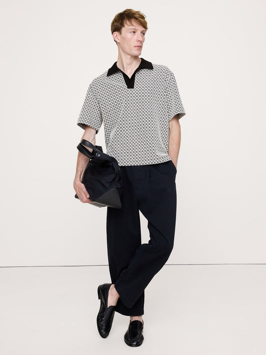 GEO JACQUARD POLO