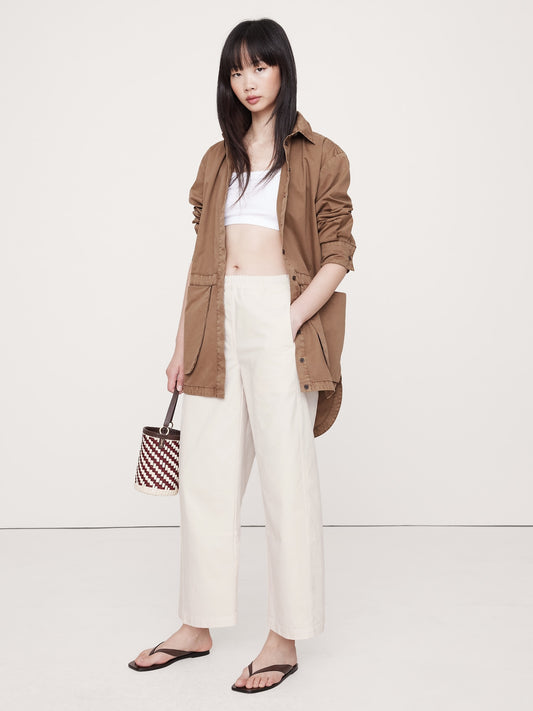 Mid-Rise Relaxed Painter Pull-On Pant