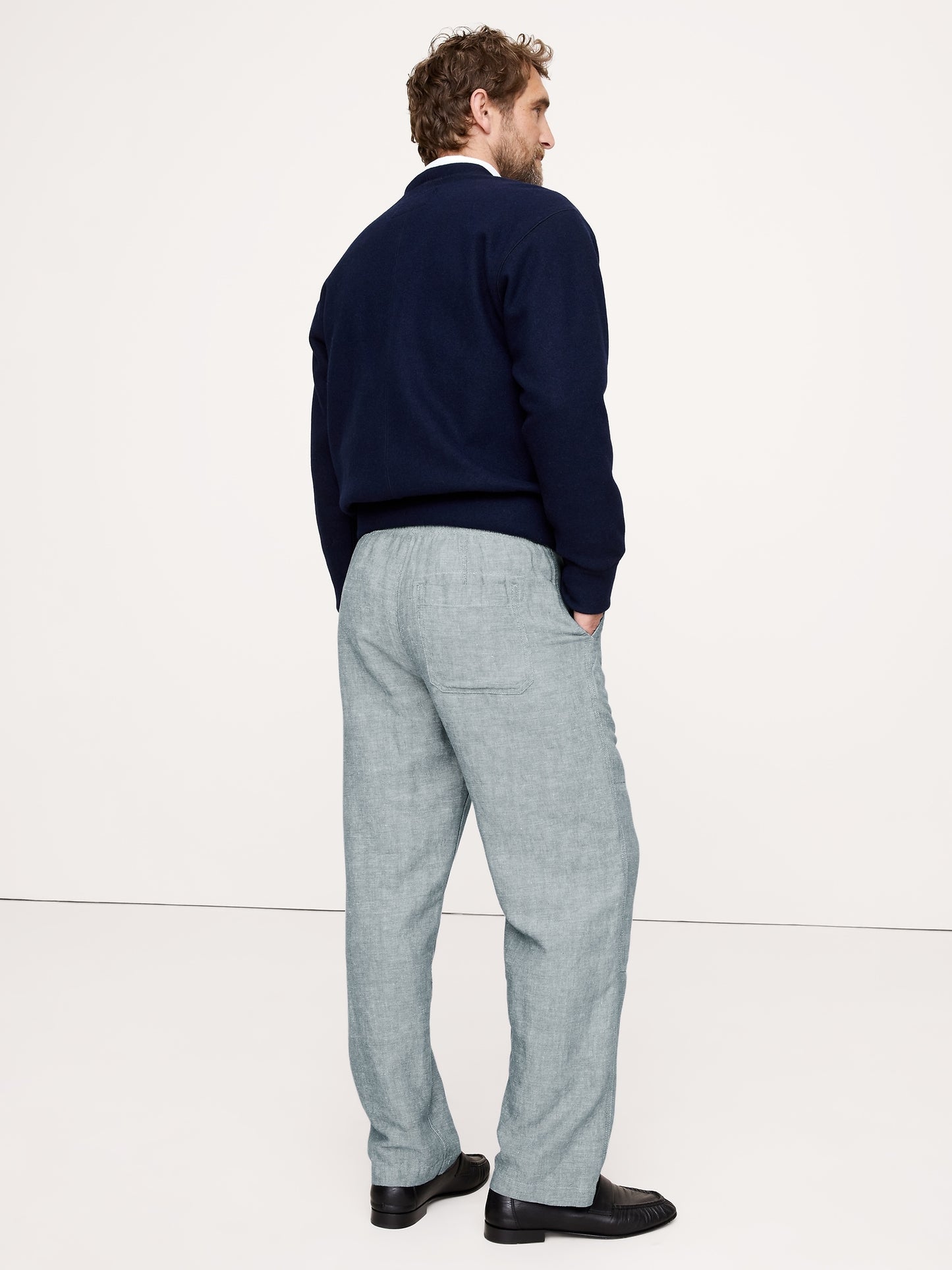 Linen-Cotton Chore Pant