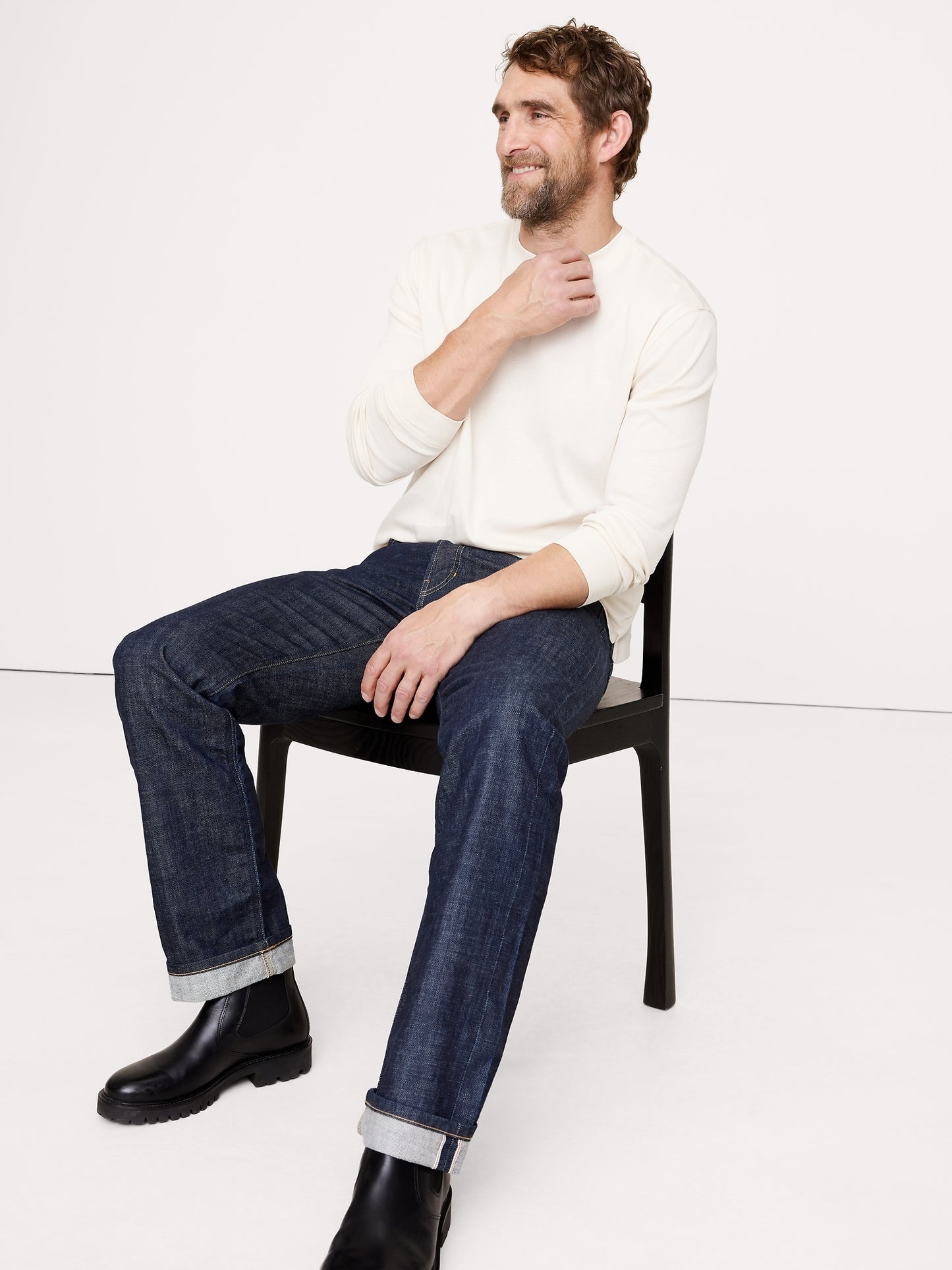 Silky-Cotton Crew-Neck T-Shirt