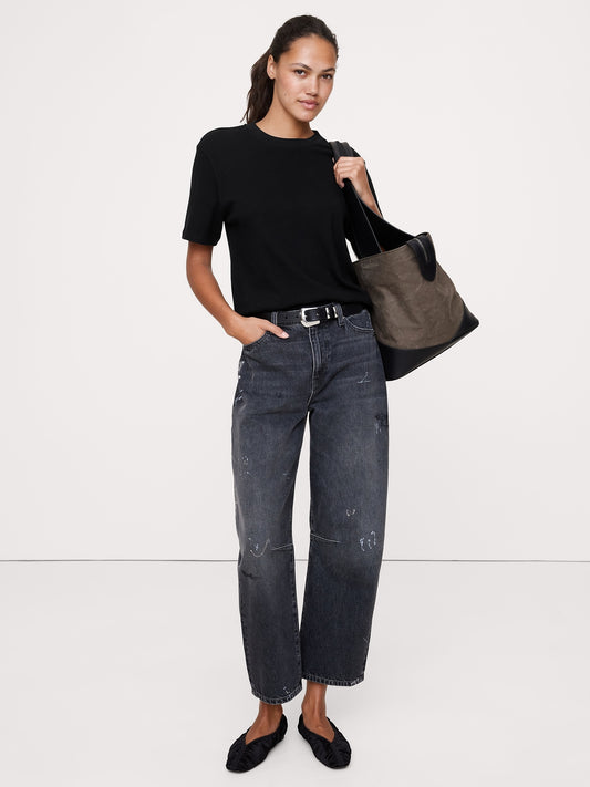 Relaxed Jersey Cotton Crew-Neck T-Shirt