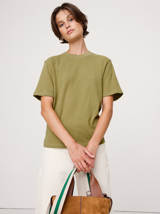 Relaxed Jersey Cotton Crew-Neck T-Shirt