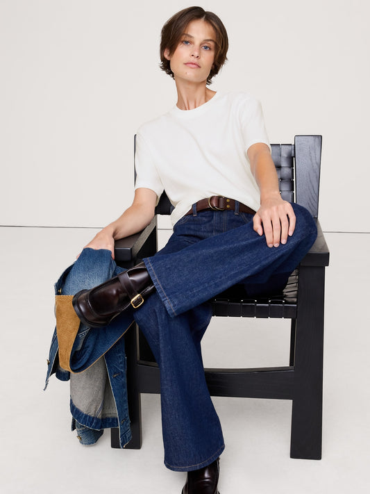 Relaxed Jersey Cotton Crew-Neck T-Shirt